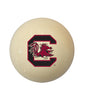 SOUTH CAROLINA CUE BALL WHITE - USCBBC100