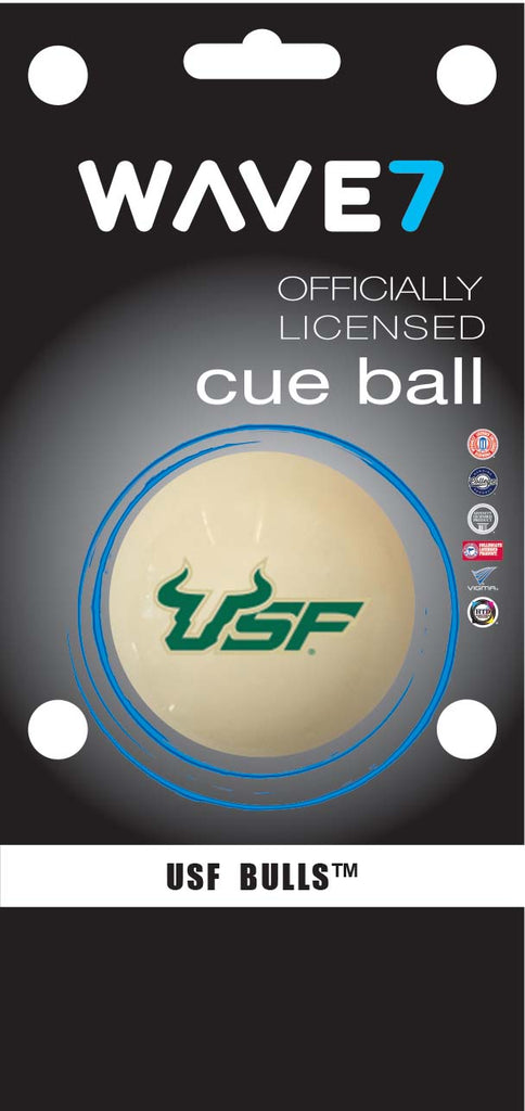 SOUTH FLORIDA CUE BALL WHITE - USFBBC200