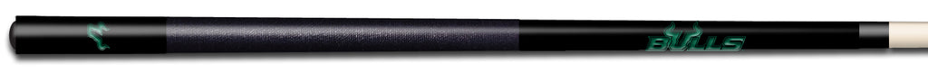 SOUTH FLORIDA COLOR ENGRAVED BILLIARD CUE GREEN / BLACK - USFBCE914