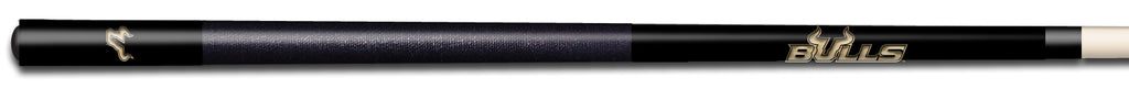 SOUTH FLORIDA COLOR ENGRAVED BILLIARD CUE GOLD / BLACK - USFBCE924