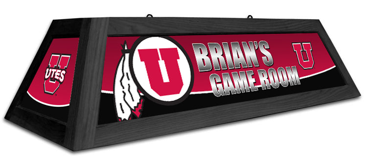 UTAH 42'' SPIRIT GAME TABLE LAMP - CUSTOM RED - UTABSL421C