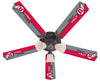 UTAH CEILING FAN - 52'' RED/GRAY - UTAFAN100-52