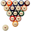 TEXAS STANDARD COLOR NUMBERED BILLIARD BALL SET STANDARD COLOR BILLIARD BALL SET - UTXBBSSTD