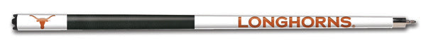 TEXAS ENGRAVED BILLIARD CUE BURNT ORANGE - UTXBCE101