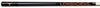 TEXAS COLOR ENGRAVED BILLIARD CUE BURNT ORANGE / BLACK - UTXBCE914