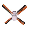 TEXAS CEILING FAN - 42'' BURNT ORANGE/BLACK - UTXFAN100-42