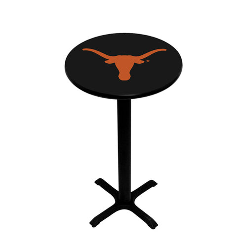 TEXAS PEDESTAL PUB TABLE BLACK - UTXPTB224