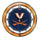 VIRGINIA NEON WALL CLOCK - 18'' BLUE FACE / ORANGE NEON - UVANWC200-18