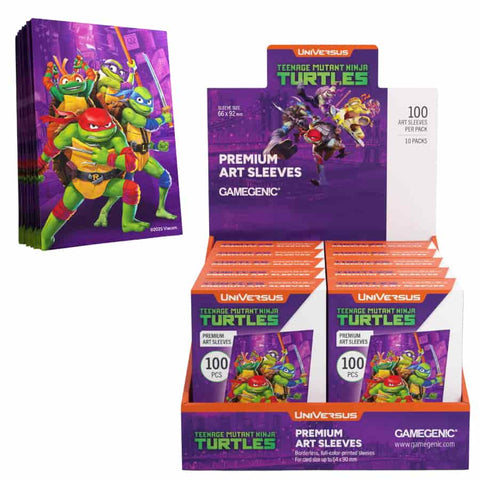 Uvs Games -  Tmnt - Universus Ccg: Teenage Mutant Ninja Turtles Premium Art Sleeves (100Ct)