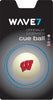 WISCONSIN CUE BALL WHITE - UWIBBC100X