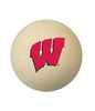 WISCONSIN CUE BALL WHITE - UWIBBC100