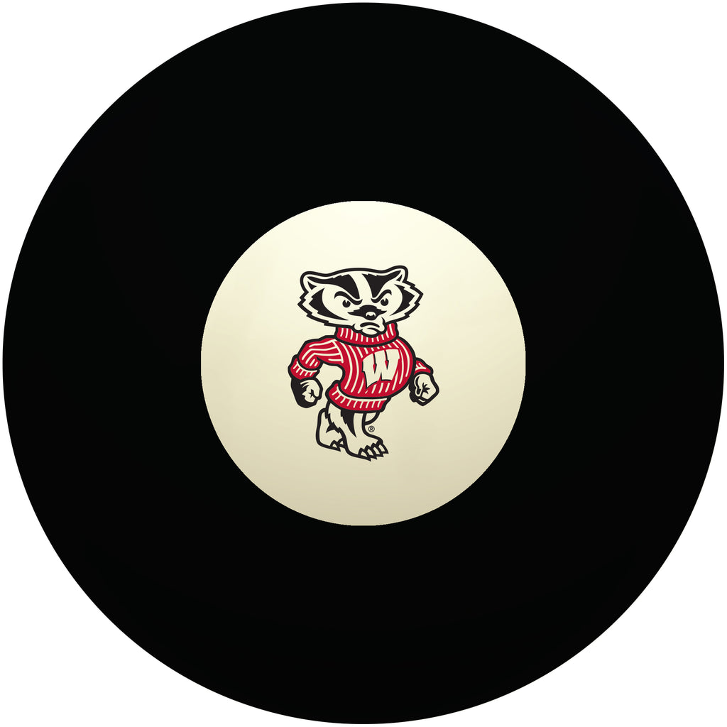 WISCONSIN EIGHT BALL BLACK - UWIBBE200X