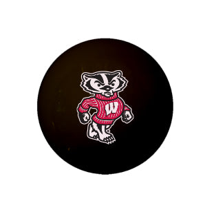 WISCONSIN EIGHT BALL BLACK - UWIBBE200