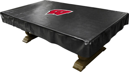 WISCONSIN BILLIARD TABLE COVER BLACK - UWIBTC100ST-9