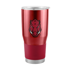 Arkansas Razorbacks Travel Tumbler 30oz Stainless Steel - Special Order - Logo Brands