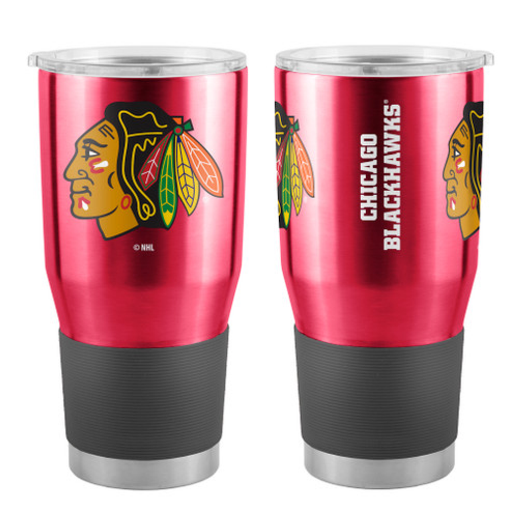 Chicago Blackhawks Travel Tumbler 30oz Stainless Steel - Logo Brands