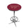 VIRGINIA TECH CHROME FOOT RING PUB TABLE MAROON - VATPTR101