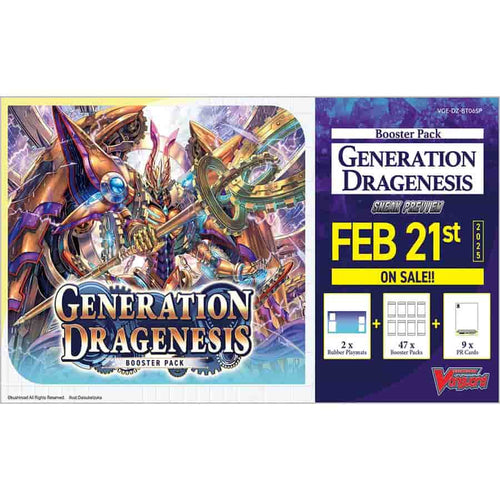 Bushiroad Se-Asia Pte Ltd -  Cardfight!! Vanguard Divinez: Sneak Preview Kit: Bt6 Generation Dragenesis