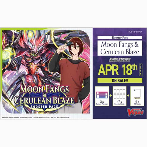 Bushiroad Se-Asia Pte Ltd -  Cardfight!! Vanguard Divinez: Sneak Preview Kit: Bt7 Moon Fangs And Cerulean Blaze