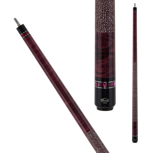 Viking VIK327 Tyrian Purple Stain Cue - 18oz Pool Cues - Other Brands - Viking Pool Cues