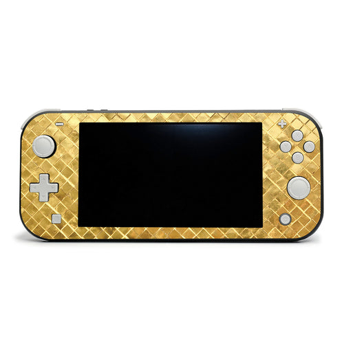 MightySkins NISWILIT-Gold Tiles Skin for Nintendo Switch Lite  Gold Tiles