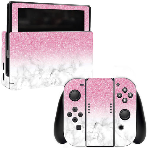 MightySkins NISWI-Marble Glitz Skin for Nintendo Switch  Marble Glitz