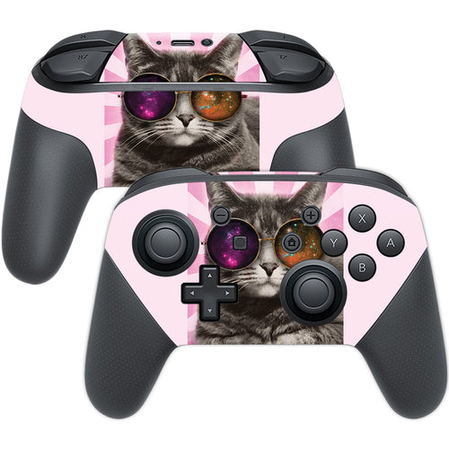 MightySkins NISWPCOI-Galaxy Cat Skin for Nintendo Switch Pro Controller  Galaxy Cat