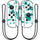 MightySkins NIJOYCO-Teal Splatter Skin for Nintendo Joy-Con Controller  Teal Splatter