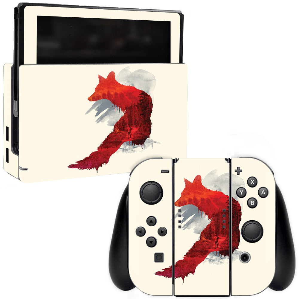 MightySkins NISWI-Fox Blood Skin for Nintendo Switch  Fox Blood