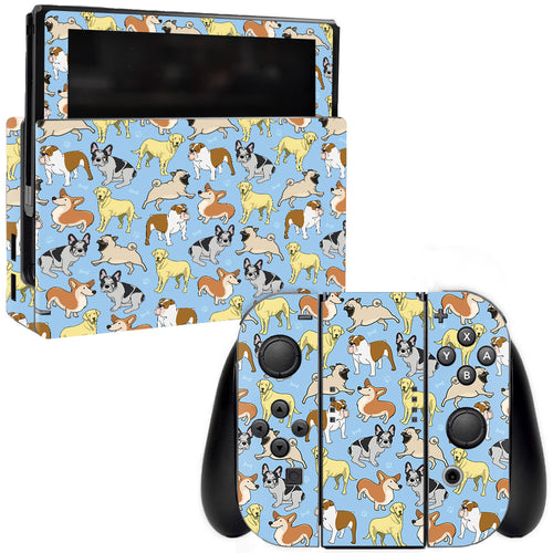 MightySkins NISWI-Puppy Party Skin for Nintendo Switch  Puppy Party