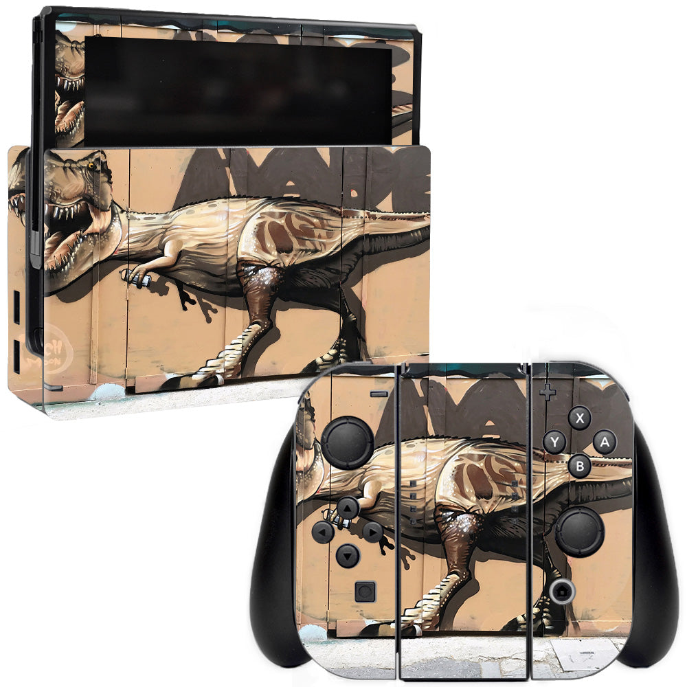 MightySkins NISWI-Street Dino Skin for Nintendo Switch  Street Dino