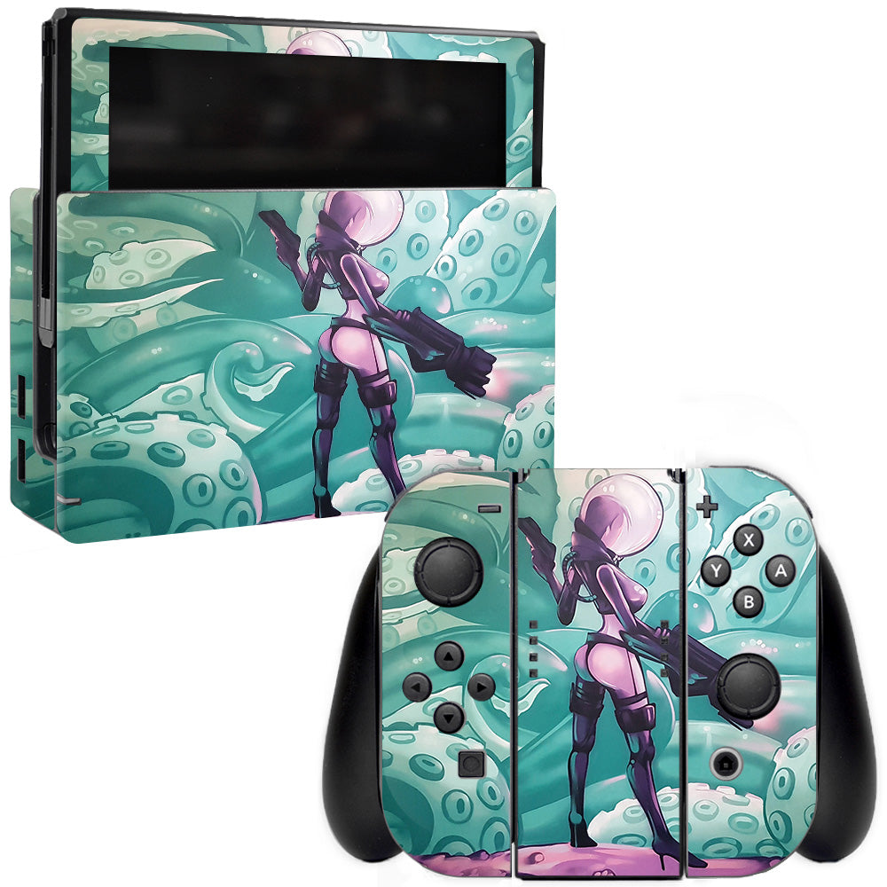 MightySkins NISWI-Tentacle Invasion Skin for Nintendo Switch  Tentacle Invasion