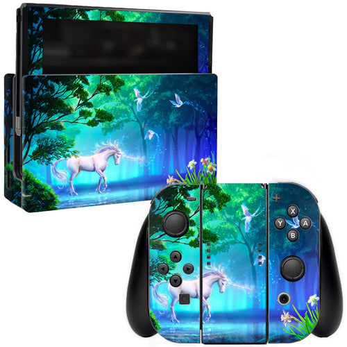 MightySkins NISWI-Unicorn Fantasy Skin for Nintendo Switch  Unicorn Fantasy
