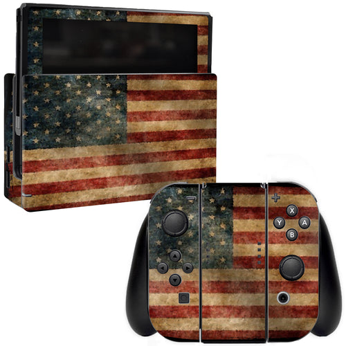 MightySkins NISWI-Vintage Flag Skin for Nintendo Switch  Vintage Flag