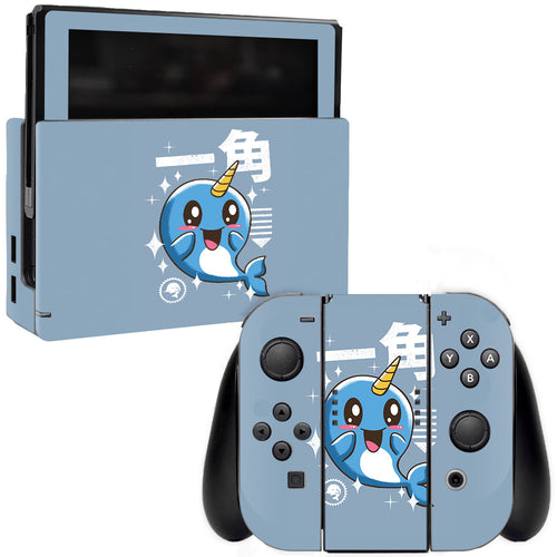 MightySkins NISWI-Narwhal Kawaii Skin for Nintendo Switch  Narwhal Kawaii
