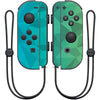 MightySkins NIJOYCO-Blue Green Polygon Skin for Nintendo Joy-Con Controller  Blue Green Polygon