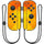 MightySkins NIJOYCO-Orange Texture Skin for Nintendo Joy-Con Controller  Orange Texture