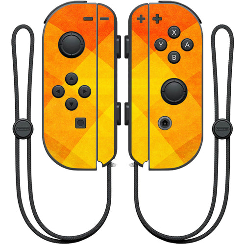 MightySkins NIJOYCO-Orange Texture Skin for Nintendo Joy-Con Controller  Orange Texture