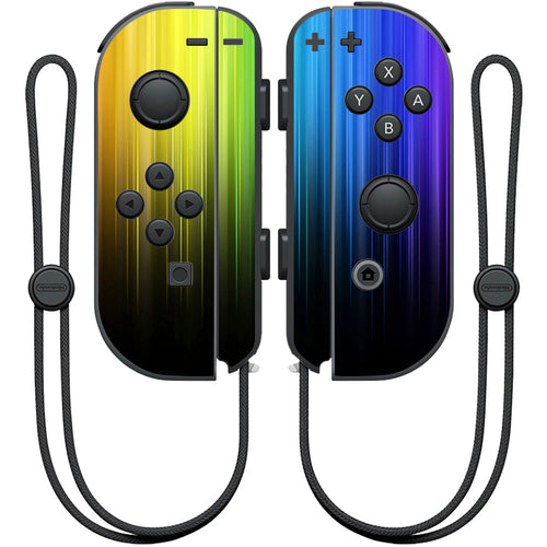 MightySkins NIJOYCO-Rainbow Streaks Skin for Nintendo Joy-Con Controller  Rainbow Streaks