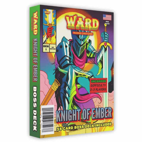 Ward Trading Card Company -  Ward Trading Card Game - Ward Tcg: Boss Battles Decks: Knight Of Ember (5Ct) Pre-Order