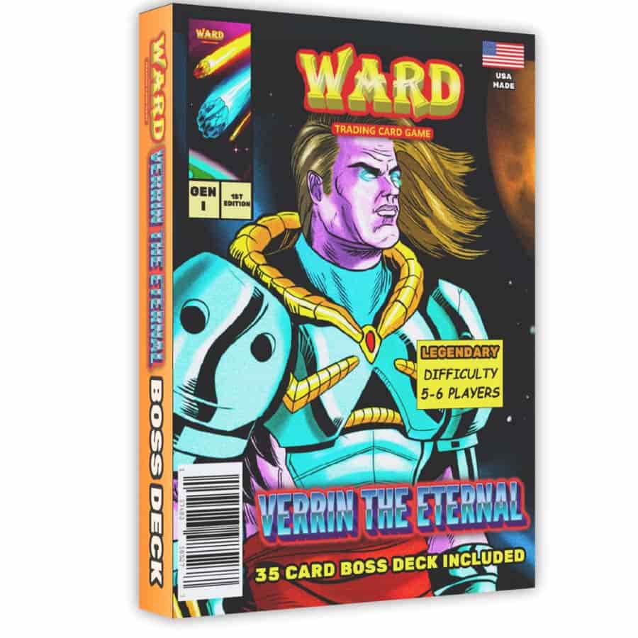 Ward Trading Card Company -  Ward Trading Card Game - Ward Tcg: Boss Battles Decks: Verrin The Eternal (4Ct) Pre-Order