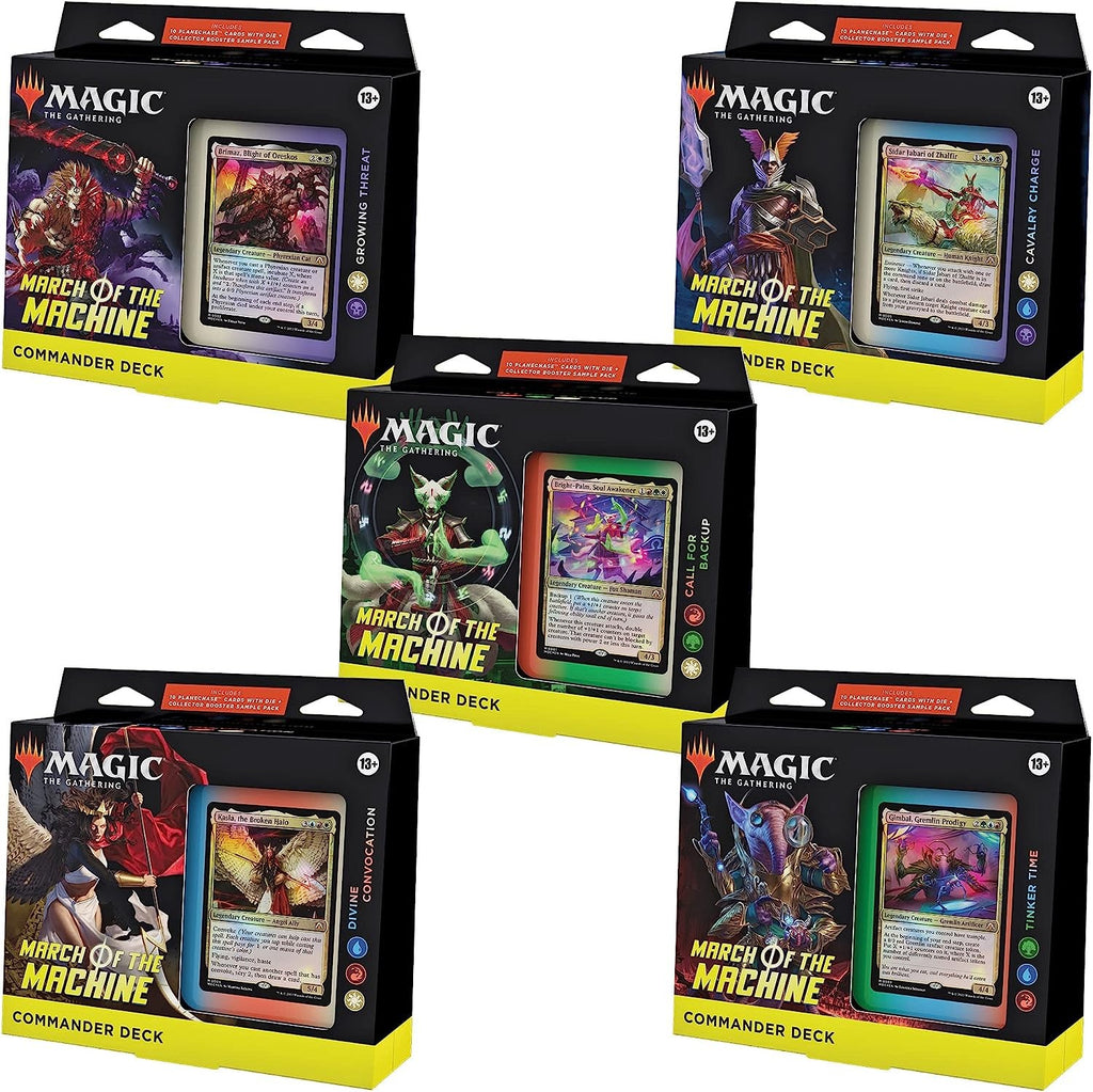 Wizards Of The Coast - Magic: The Gathering - March Of The Machine Commander Deck Display (5Ct)