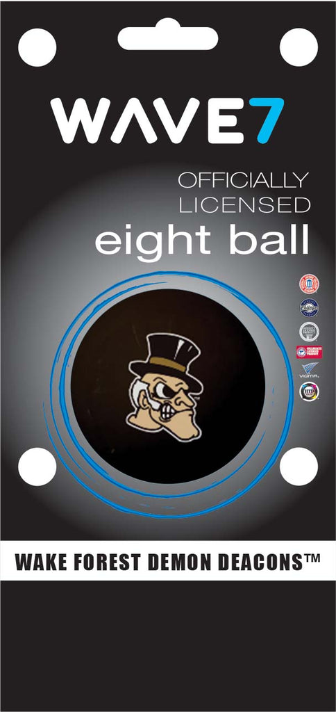 WAKE FOREST EIGHT BALL BLACK - WFUBBE200