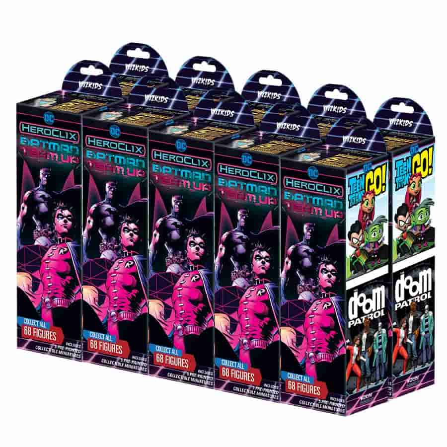 Wizkids -  Dc Comics Heroclix: Batman Team-Up Booster Brick (10Ct)