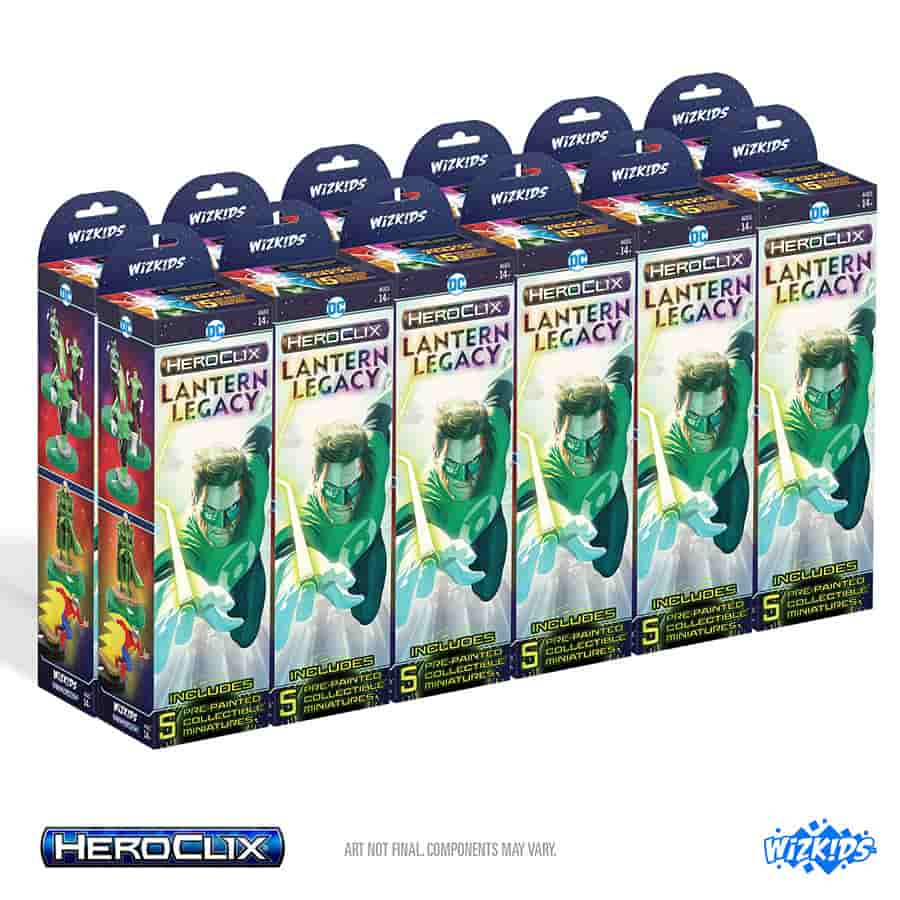 Wizkids -  Dc Comics Heroclix: Lantern Legacy Booster Brick (12Ct) Pre-Order