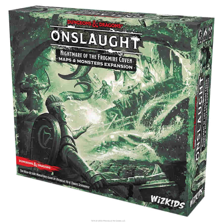 Wizkids -  Dungeons And Dragons: Onslaught: Maps And Monsters Expansion: Nightmare Of The Frogmire Coven