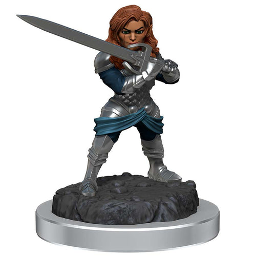 Wizkids -  Critical Role: Unpainted Miniatures: W3 Female Human Wizard And Female Halfling Holy Warrior