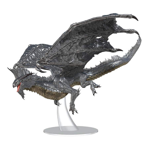 Wizkids -  Dungeons And Dragons Nolzur's Marvelous Miniatures: Adult Silver Dragon