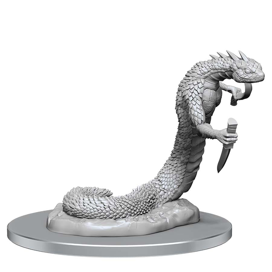 Wizkids -  Critical Role: Unpainted Miniatures: W4 Serpentfolk And Serpentfolk Ghost