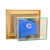 Wall Mounted Cap / Hat Display Case with Walnut Moulding